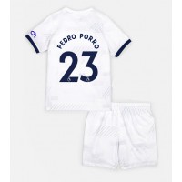 Stroje piłkarskie Tottenham Hotspur Pedro Porro #23 Koszulka Podstawowej dla dzieci 2023-24 Krótki Rękaw (+ szorty)